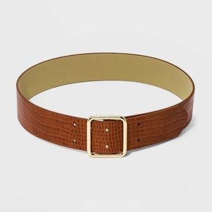 Target Brown Double Center Prong Belt // Size M